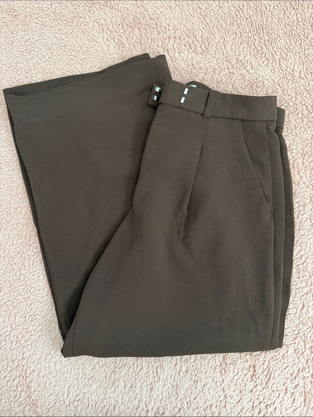 Abercrombie & Fitch Brown High-Waist Curve Love